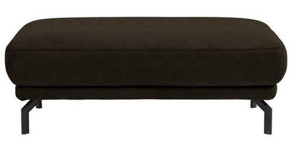 HOCKER in Textil Grün - Schwarz/Grün, Design, Textil/Metall (127/46/72cm) - Dieter Knoll