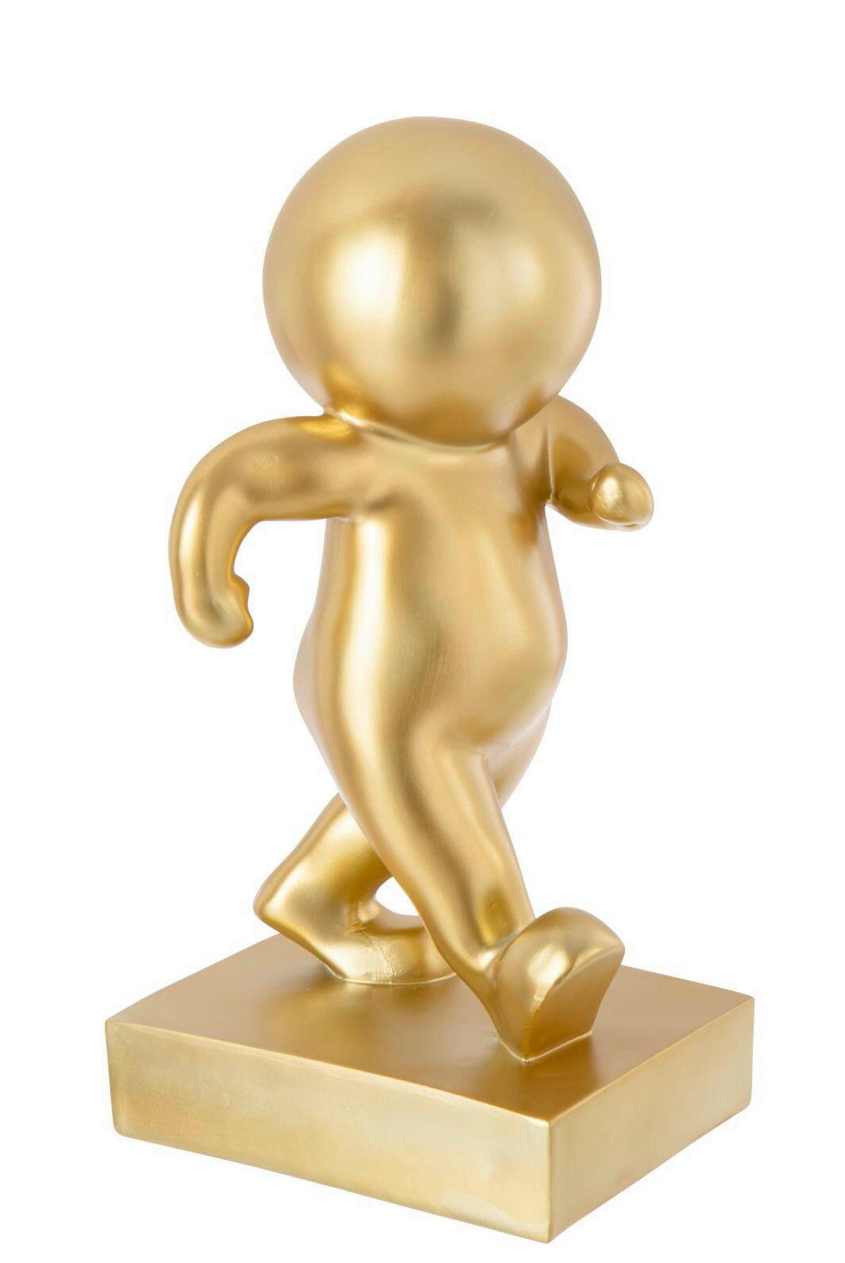 SKULPTUR - Goldfarben, Basics, Kunststoff/Stein (24/23/46,5cm)