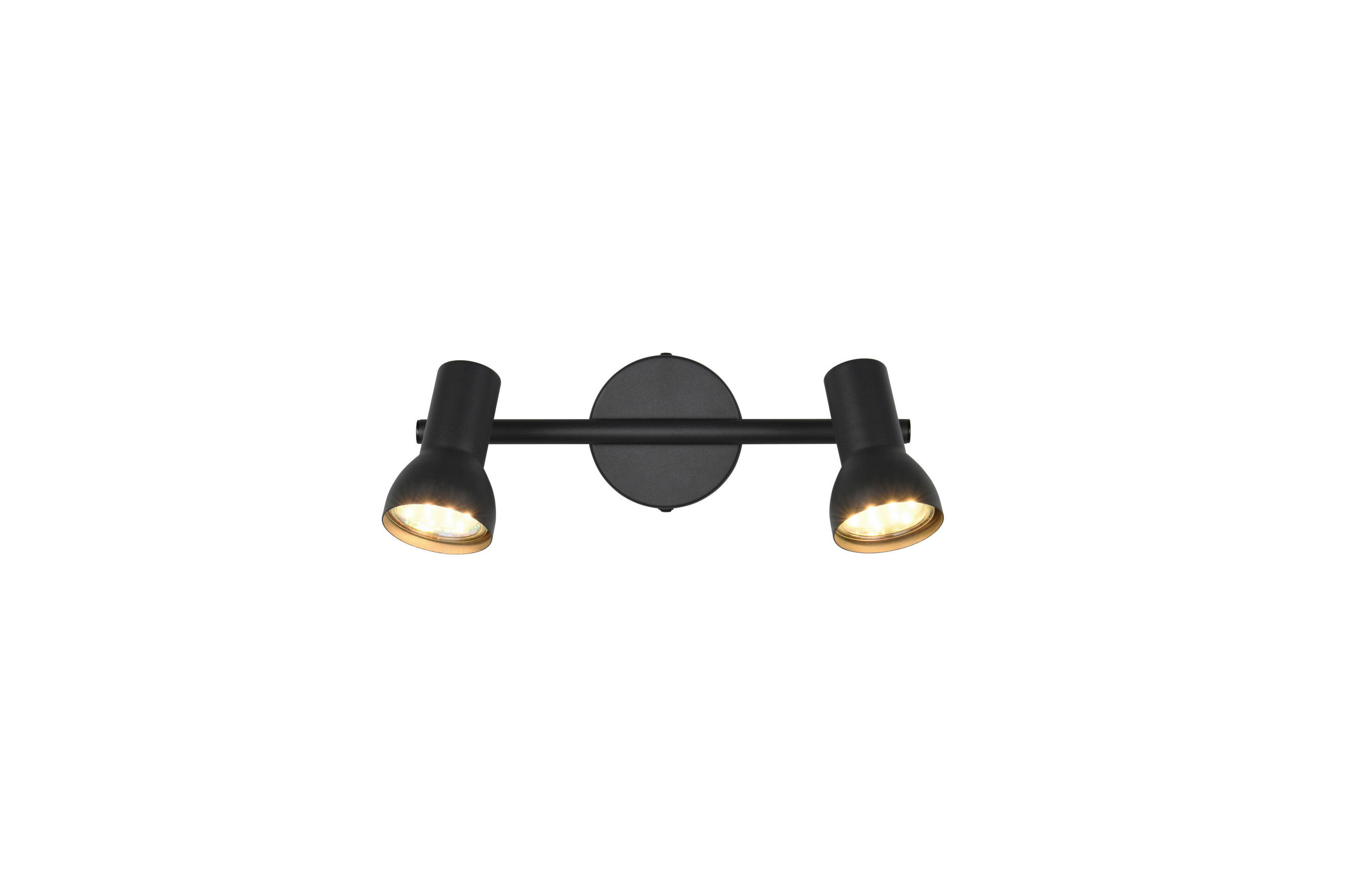 BODOVÉ SVÍTIDLO, 5,0 W/GU10, 25,5/15,5 cm  - černá, Basics, kov (25,5/15,5cm)