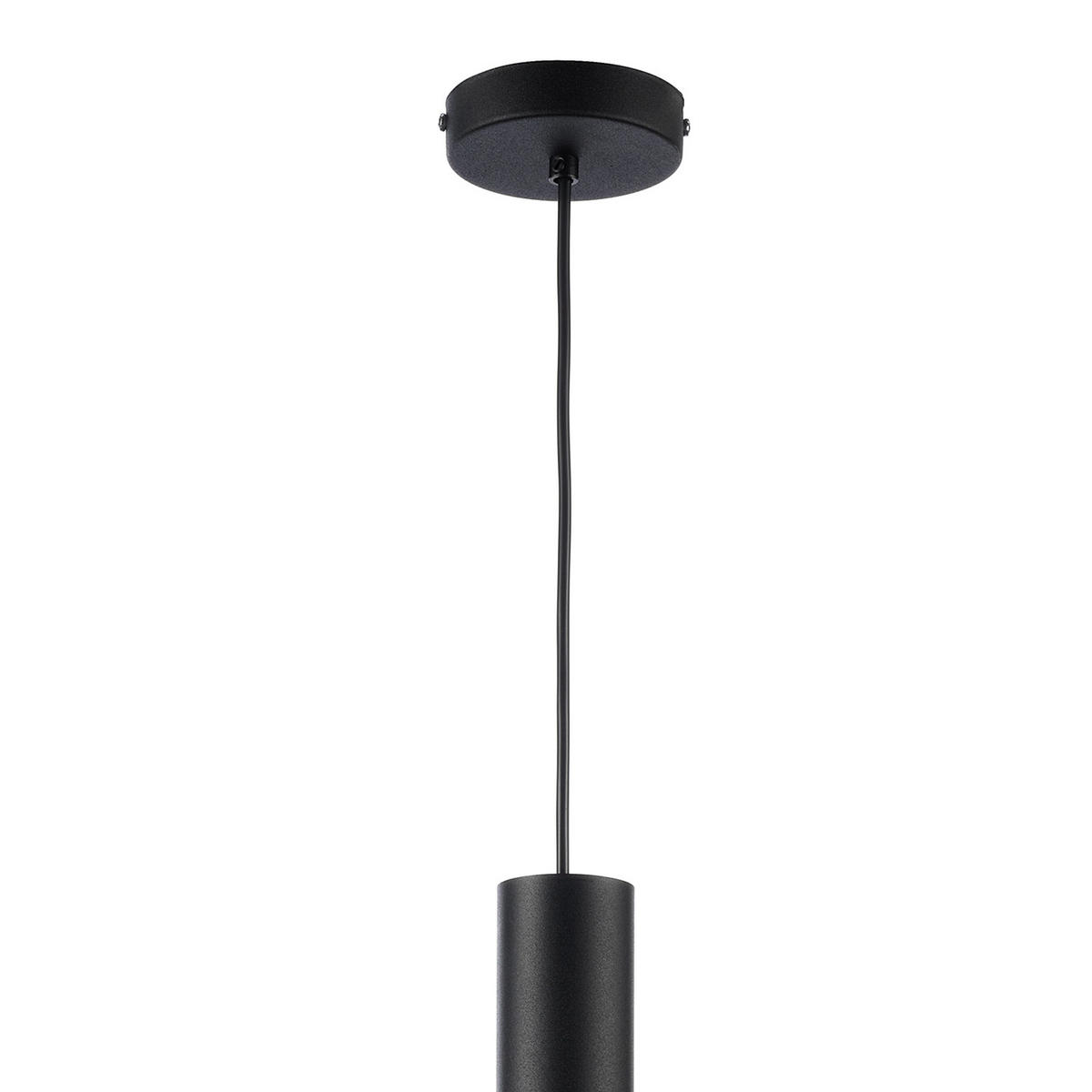 HÄNGELEUCHTE 10/90 cm   - Schwarz, Design, Metall (10/90cm)