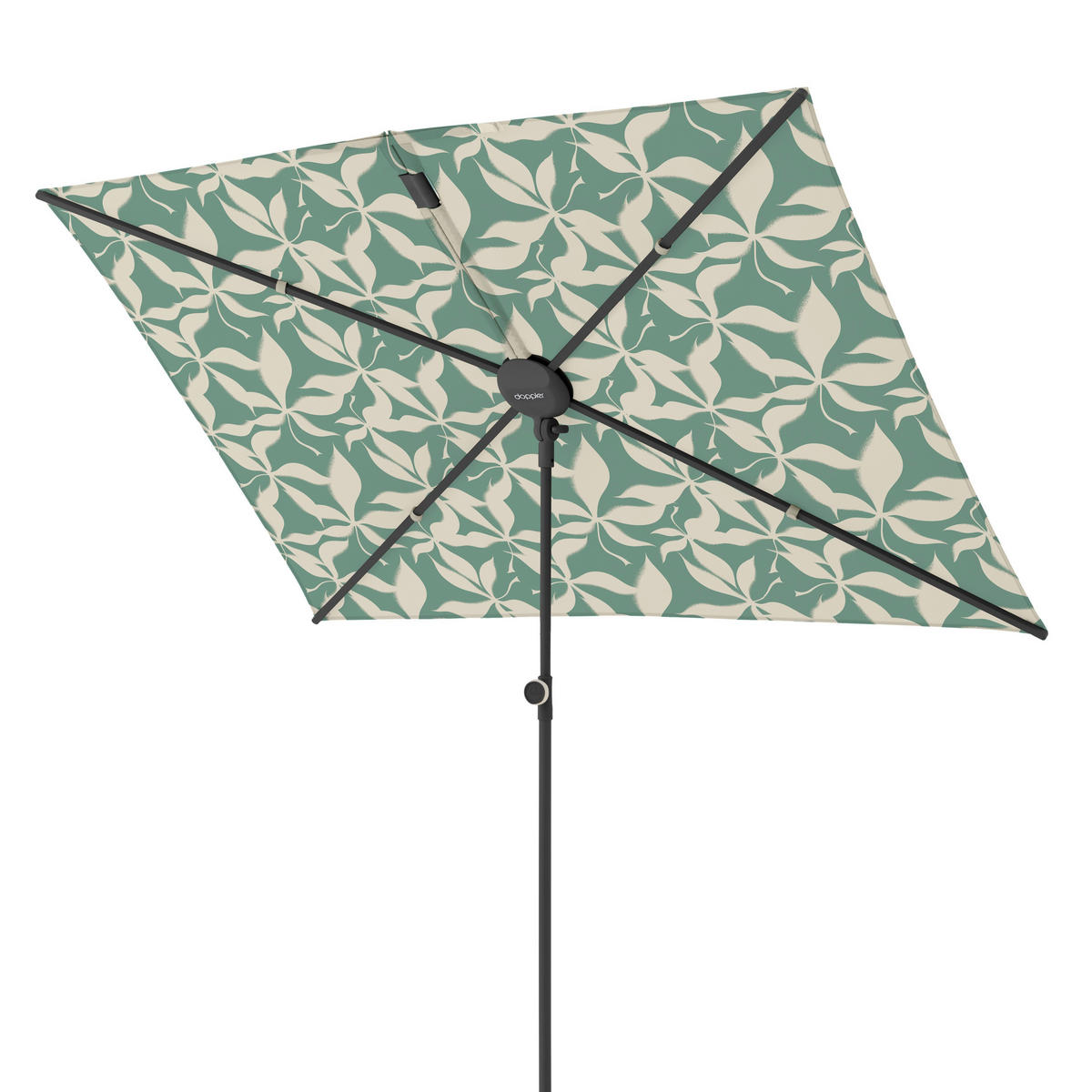 SONNENSCHIRM ca. 180x130 cm  - Beige/Schwarz, Basics, Textil/Metall (180/130cm) - Doppler