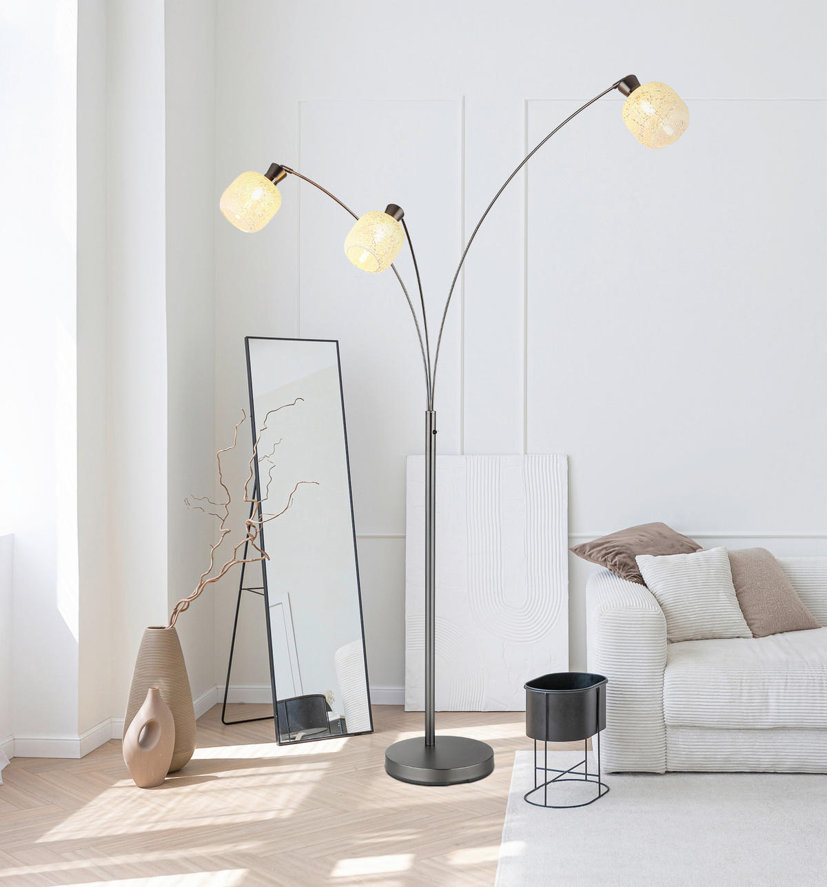 STEHLEUCHTE 84,5/100/200,5 cm    - Design (84,5/100/200,5cm) - Globo