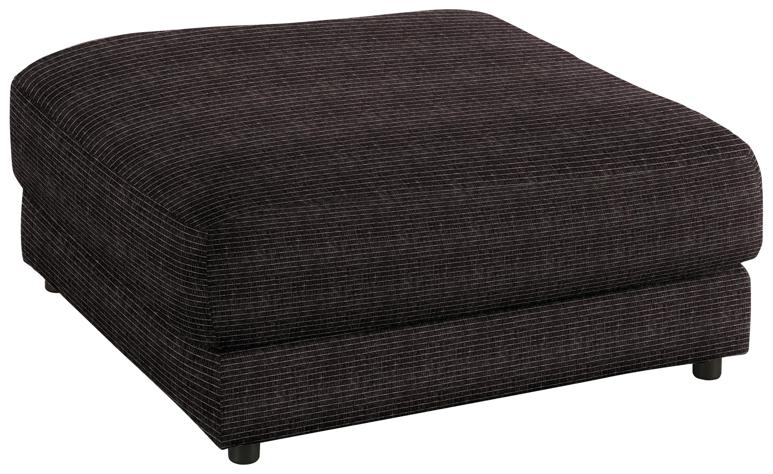 HOCKER in Textil Anthrazit  - Anthrazit/Schwarz, Design, Kunststoff/Textil (100/86/100cm) - Lomoco