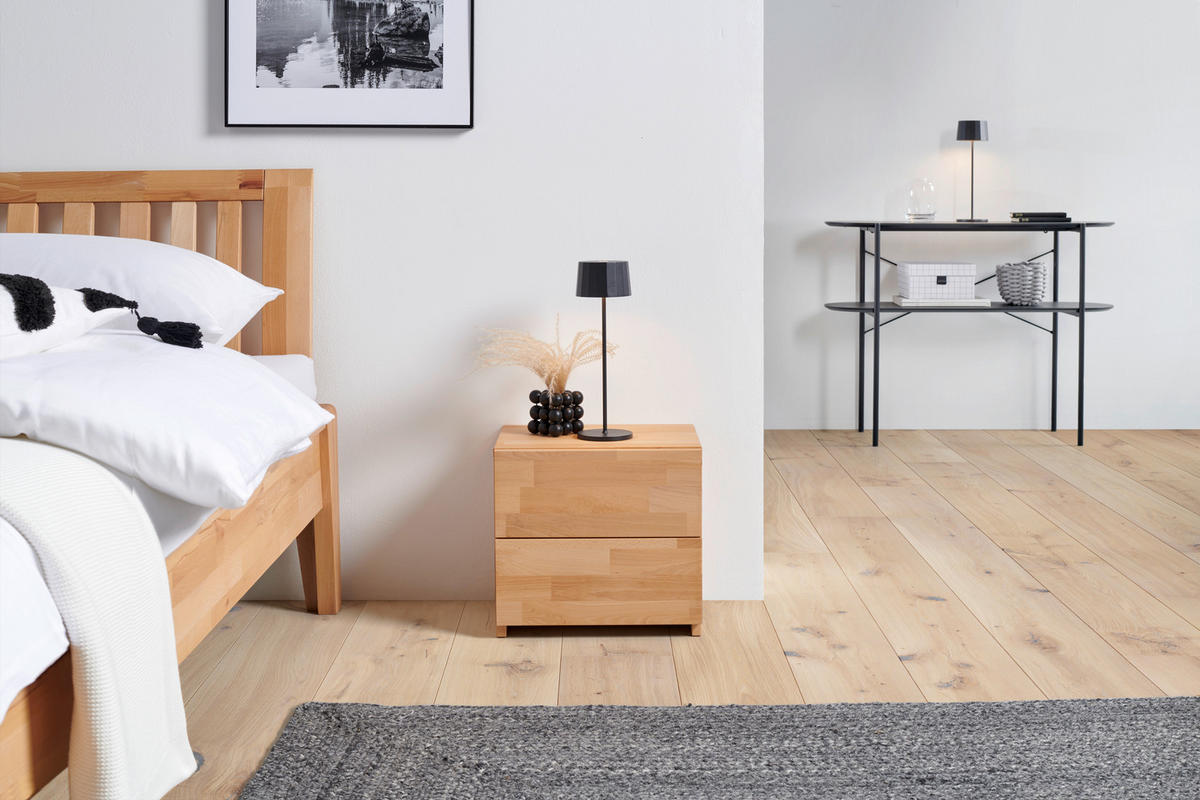NACHTSCHRANK 40/37/33 cm Kernbuche  - Kernbuche, Natur, Holz (40/37/33cm) - MID.YOU