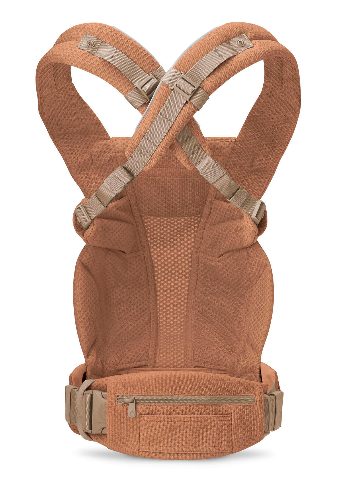 KENGUR NOSILJKA  Omni Deluxe Mesh  - braon-crvena, Osnovno, tekstil (26.5/27.5/14.8cm) - Ergo Baby
