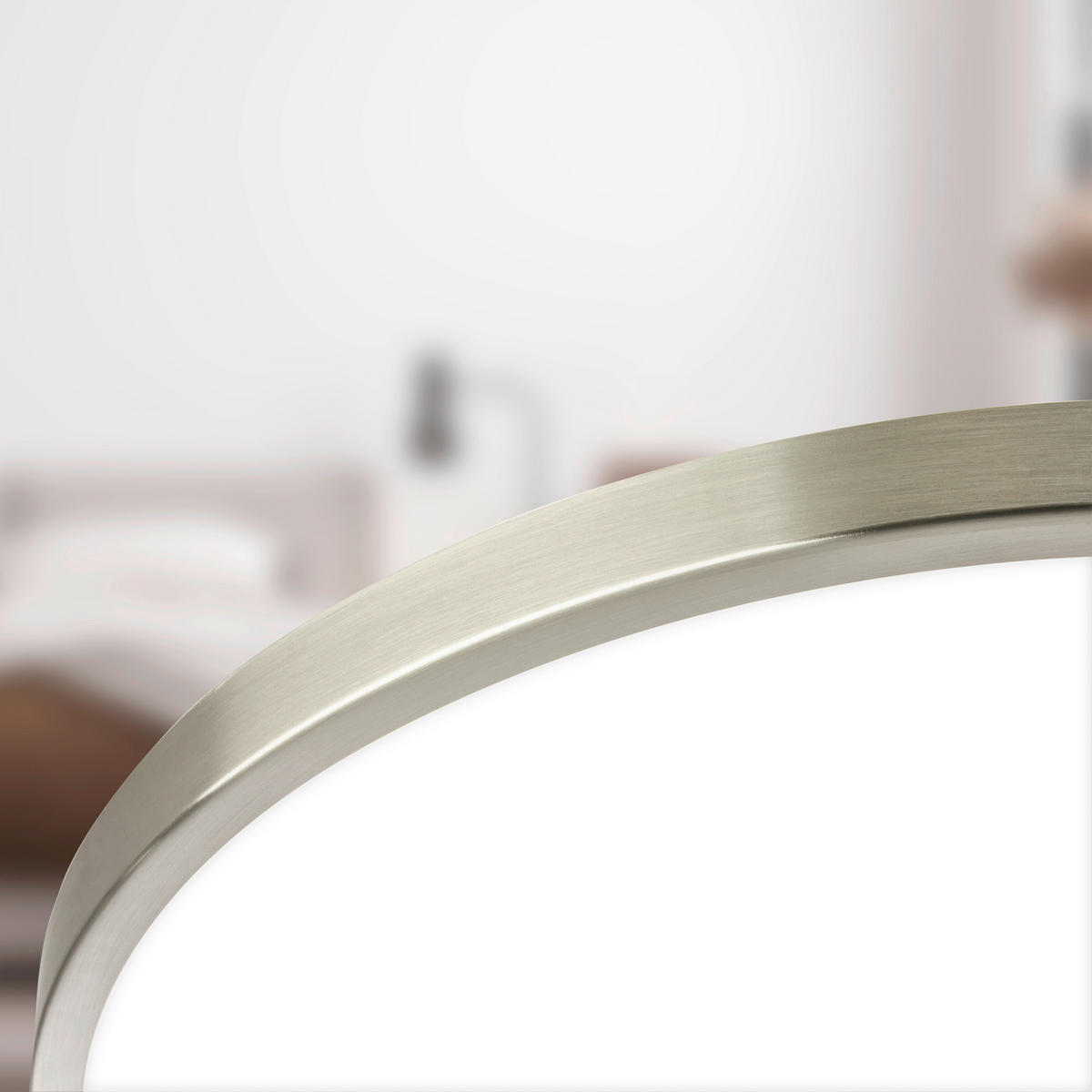 LED-DECKENLEUCHTE Kaida 33/6 cm   - Nickelfarben, Basics, Kunststoff/Metall (33/6cm)