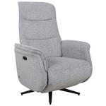 RELAXSESSEL Webstoff    - Schwarz/Grau, KONVENTIONELL, Textil/Metall (71/108-73/89-162cm) - Cantus