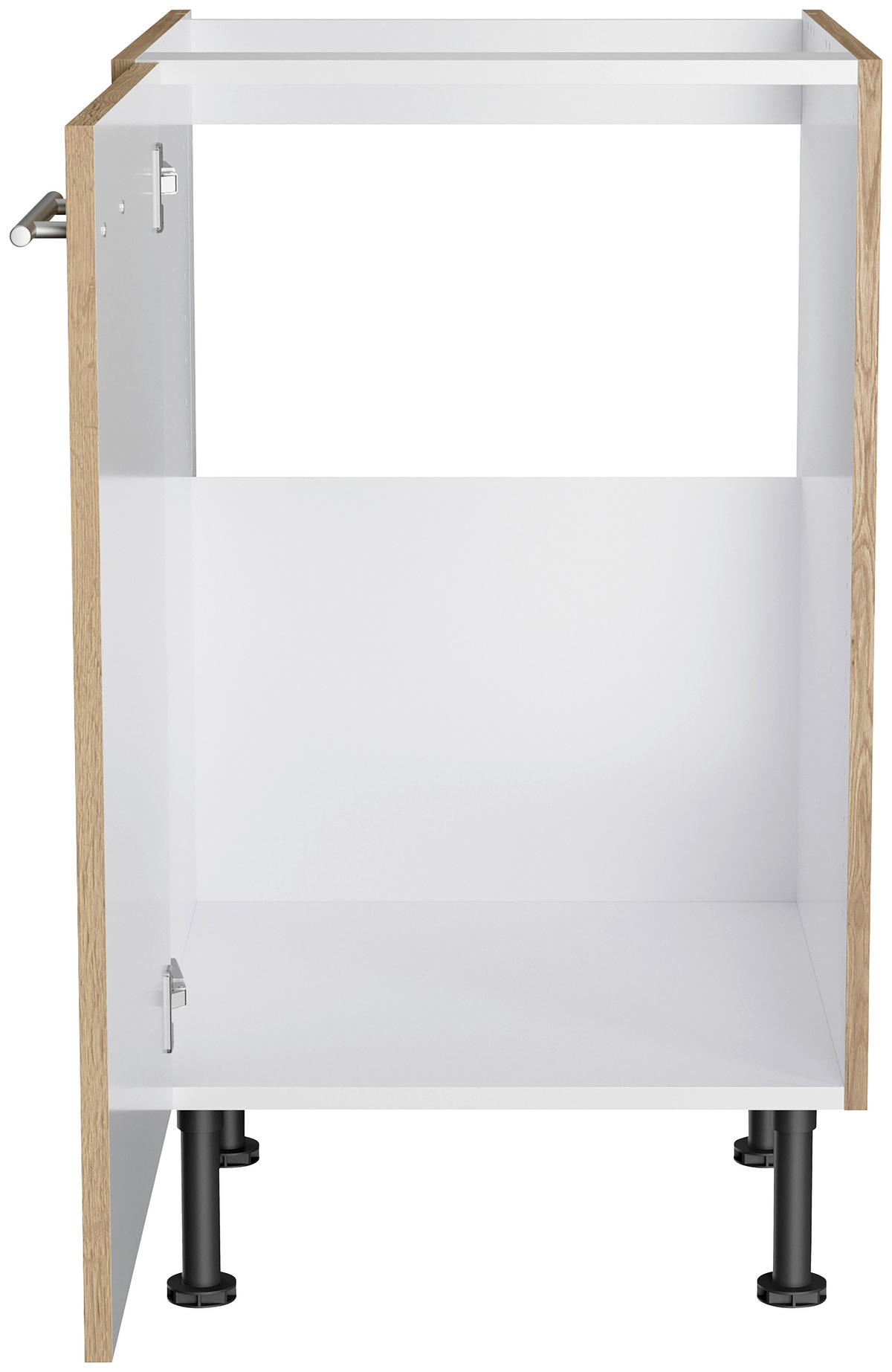 KÜCHENLEERBLOCK 270 cm   in Eichefarben  - Edelstahlfarben/Eichefarben, Basics, Holzwerkstoff/Metall (270cm) - Optifit