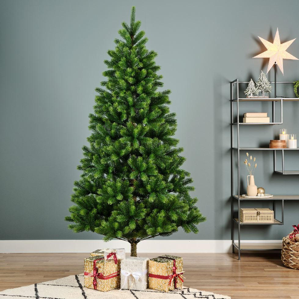 WEIHNACHTSBAUM 180 cm  - Grün, KONVENTIONELL, Kunststoff/Metall (96/96/180cm)