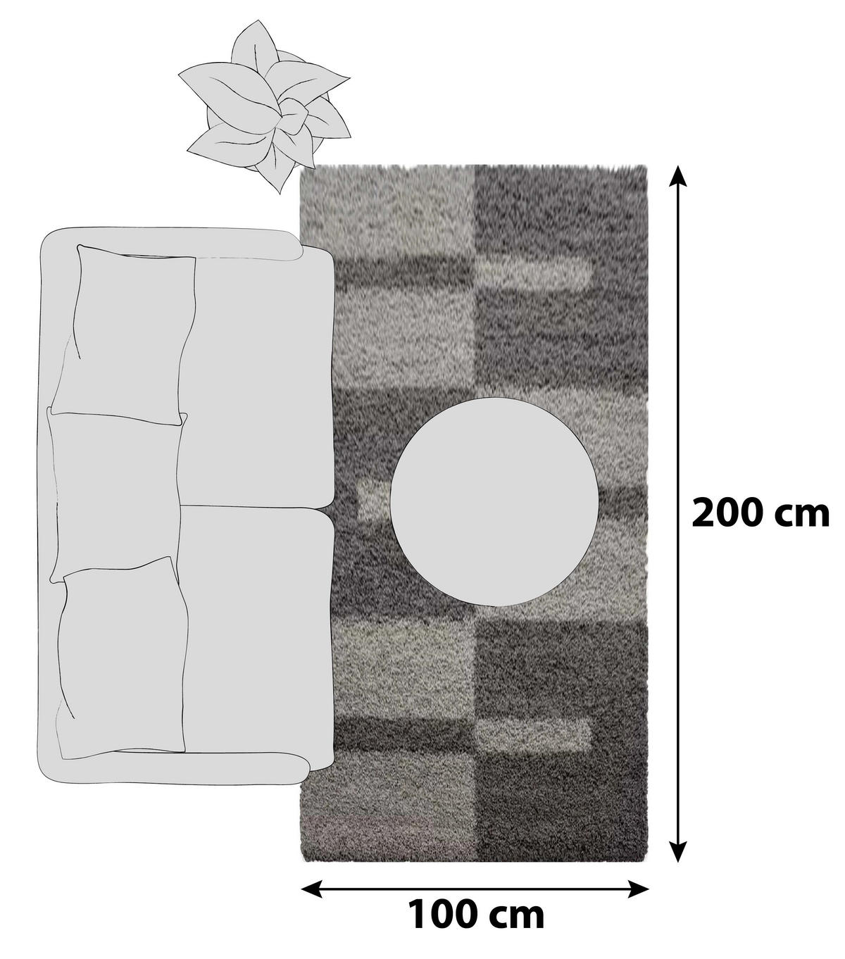 RYAMATTA 100/200 cm Gala 2505  - taupe, Design, textil (100/200cm) - Novel