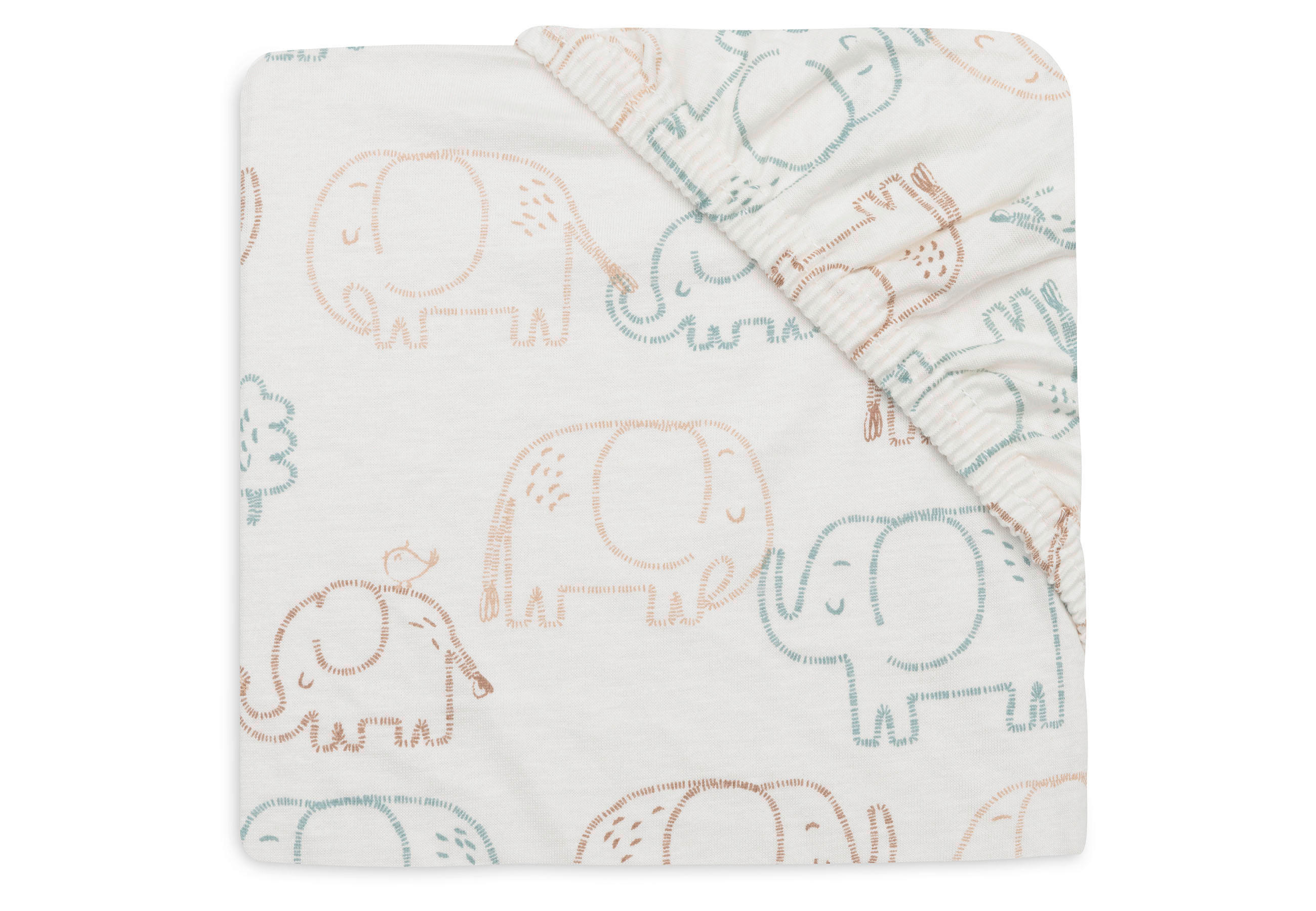 DJEČJA PLAHTA S GUMICOM  50/90 cm    Elephant Tales  - višebojno, Basics, tekstil (50/90cm) - JOLLEIN