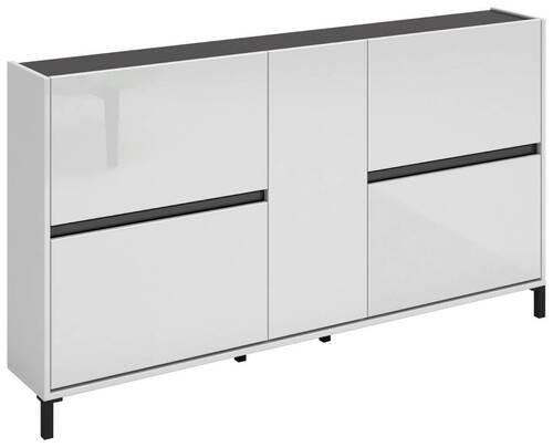 SCHUHKIPPER Dekorfolie Weiß  - Anthrazit/Weiß, Design, Holzwerkstoff/Kunststoff (168,7/93/25,2cm) - Xora