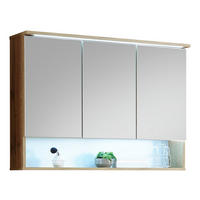 DULAP CU OGLINDĂ 100/70/23 cm  - culoare lemn stejar, Modern, sticlă/material pe bază de lemn (100/70/23cm) - Xora