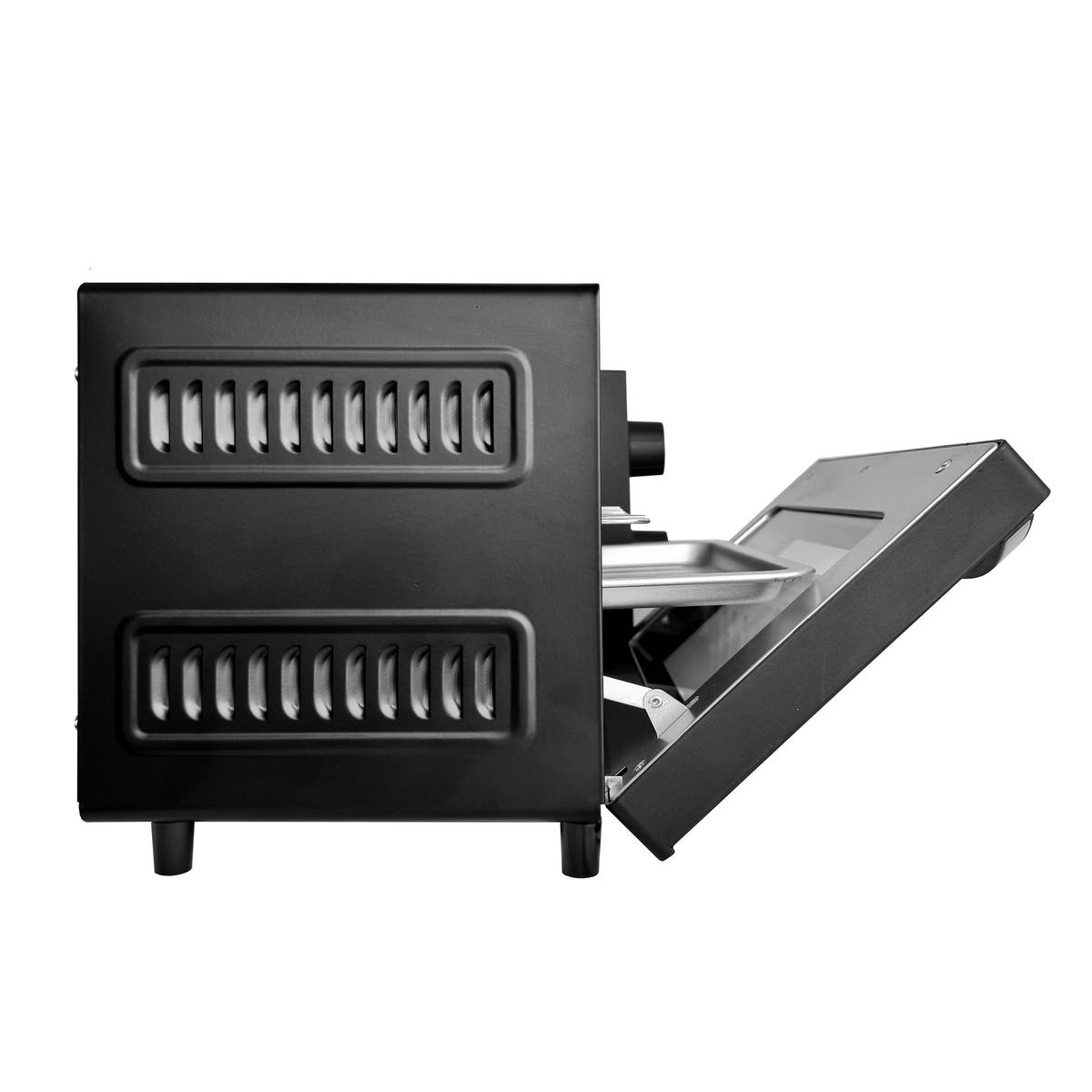 MINIBACKOFEN  - Schwarz, Basics, Kunststoff (36,2/22,1/28,6cm) - Silva Homeline