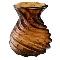 VASE Vase 18,5 cm  - Braun, Basics, Glas (16/18,5cm)
