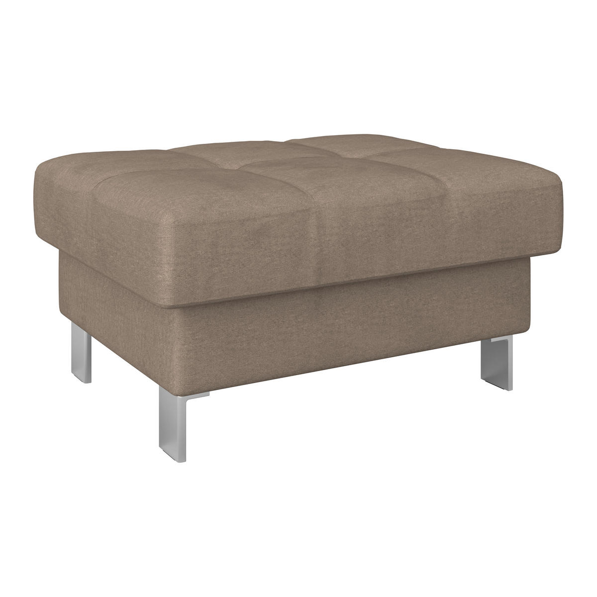 PALL i textil taupe  - taupe, Modern, metall/textil (90/44/73cm) - Ondega