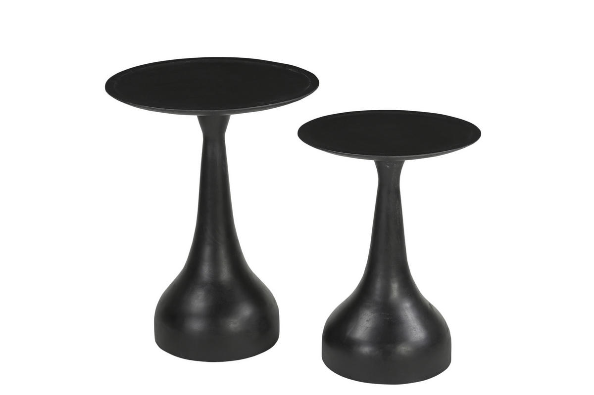 BEISTELLTISCH in Holz 46/46/59 cm  - Schwarz, Design, Holz (46/46/59cm) - MID.YOU