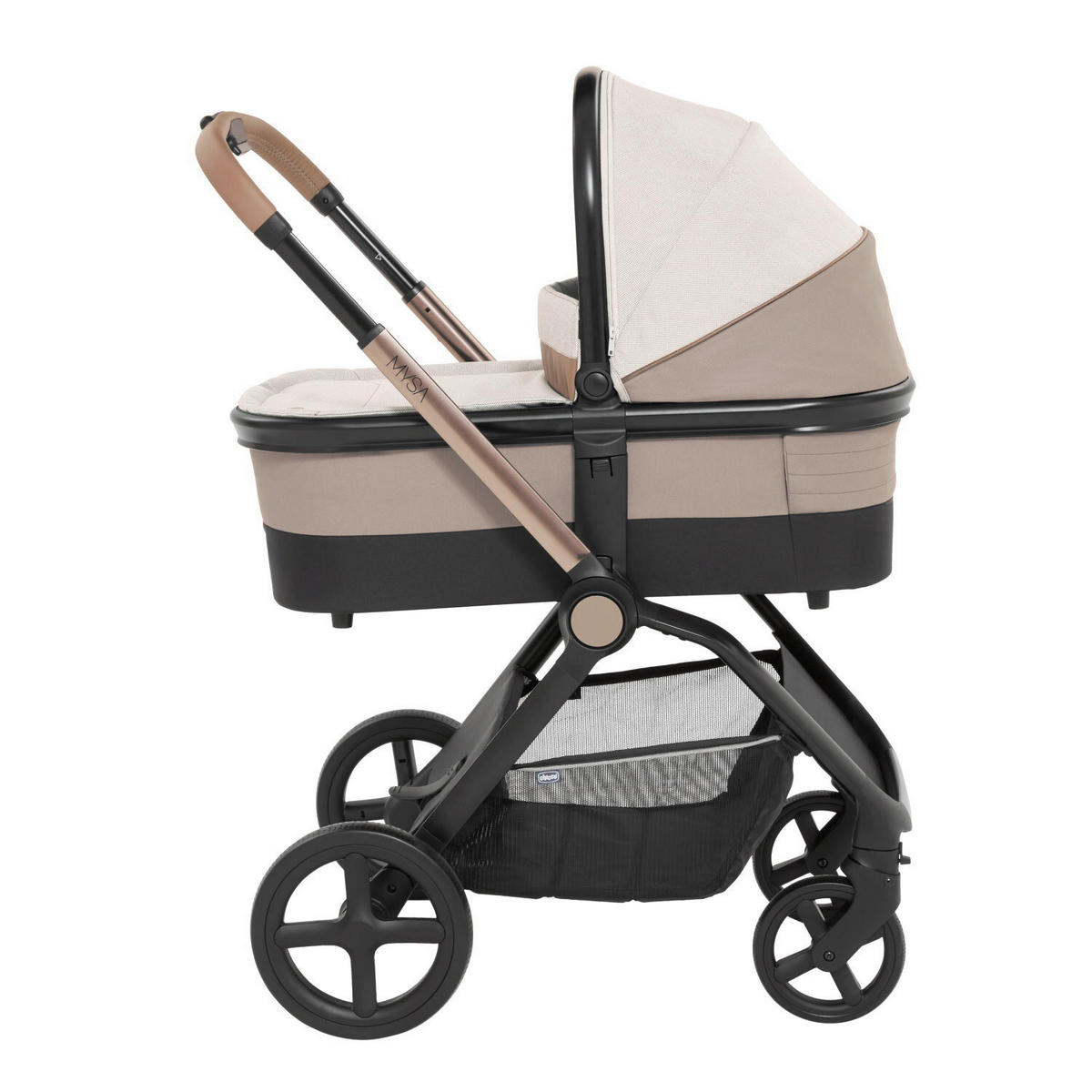 BUGGY MYSA  - Beige, Basics, Textil/Metall (56/89/92-108cm) - Chicco