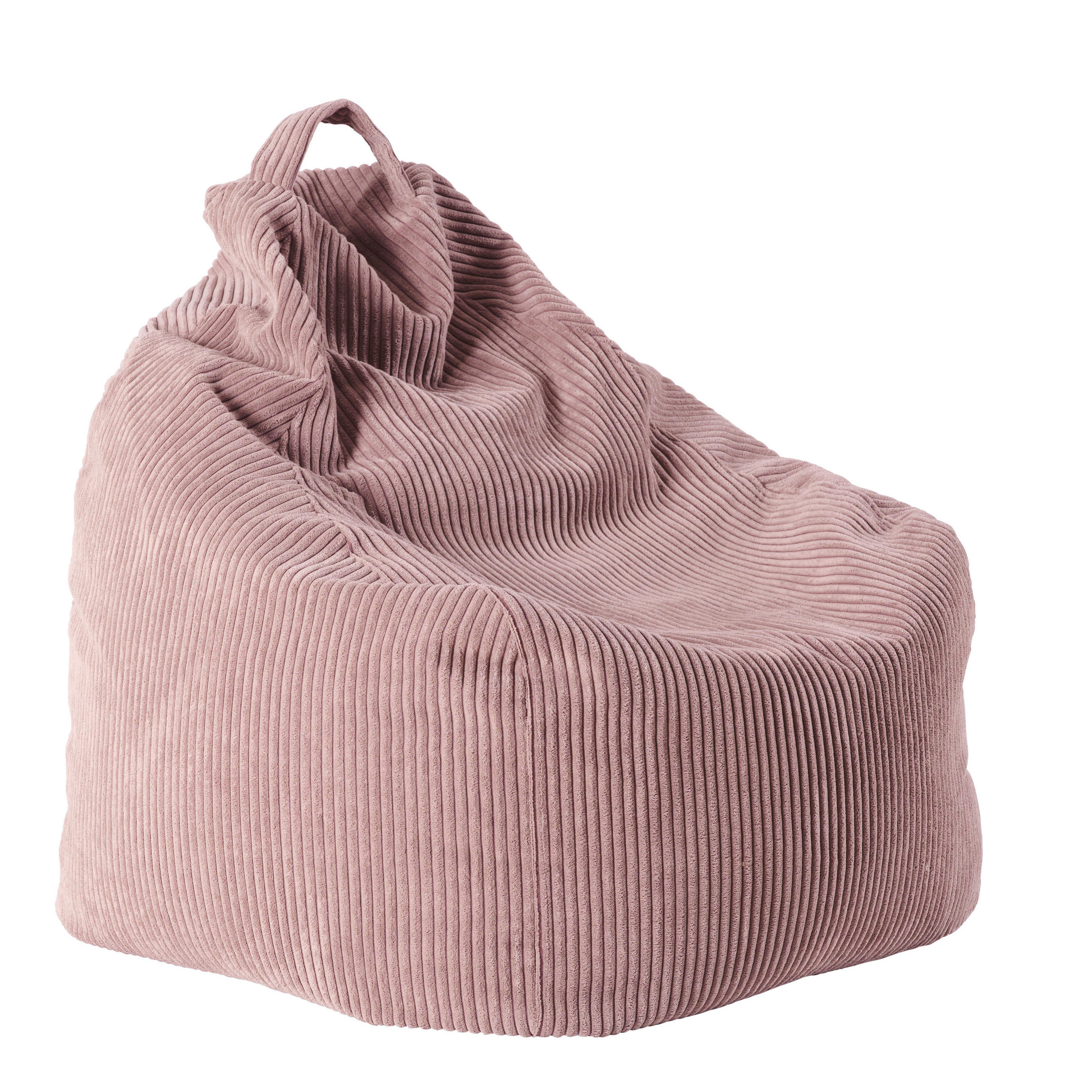 SITZSACK Cord 190 L  - Rosa, Trend, Textil (80/85/80cm) - Livetastic