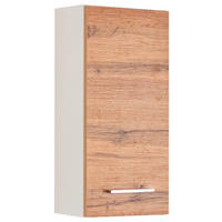 HÄNGESCHRANK 30/64/20 cm  - Chromfarben/Weiss, Modern, Holzwerkstoff/Metall (30/64/20cm) - Held