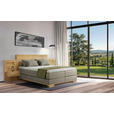 BOXSPRINGBETT 180/200 cm  in Zirbelkieferfarben, Beige  - Zirbelkieferfarben/Beige, Natur, Holz/Textil (180/200cm) - Valnatura