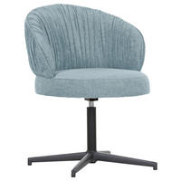 STUHL  in Flachgewebe  - Schwarz/Hellblau, Design, Textil/Metall (63/82/65cm) - Novel