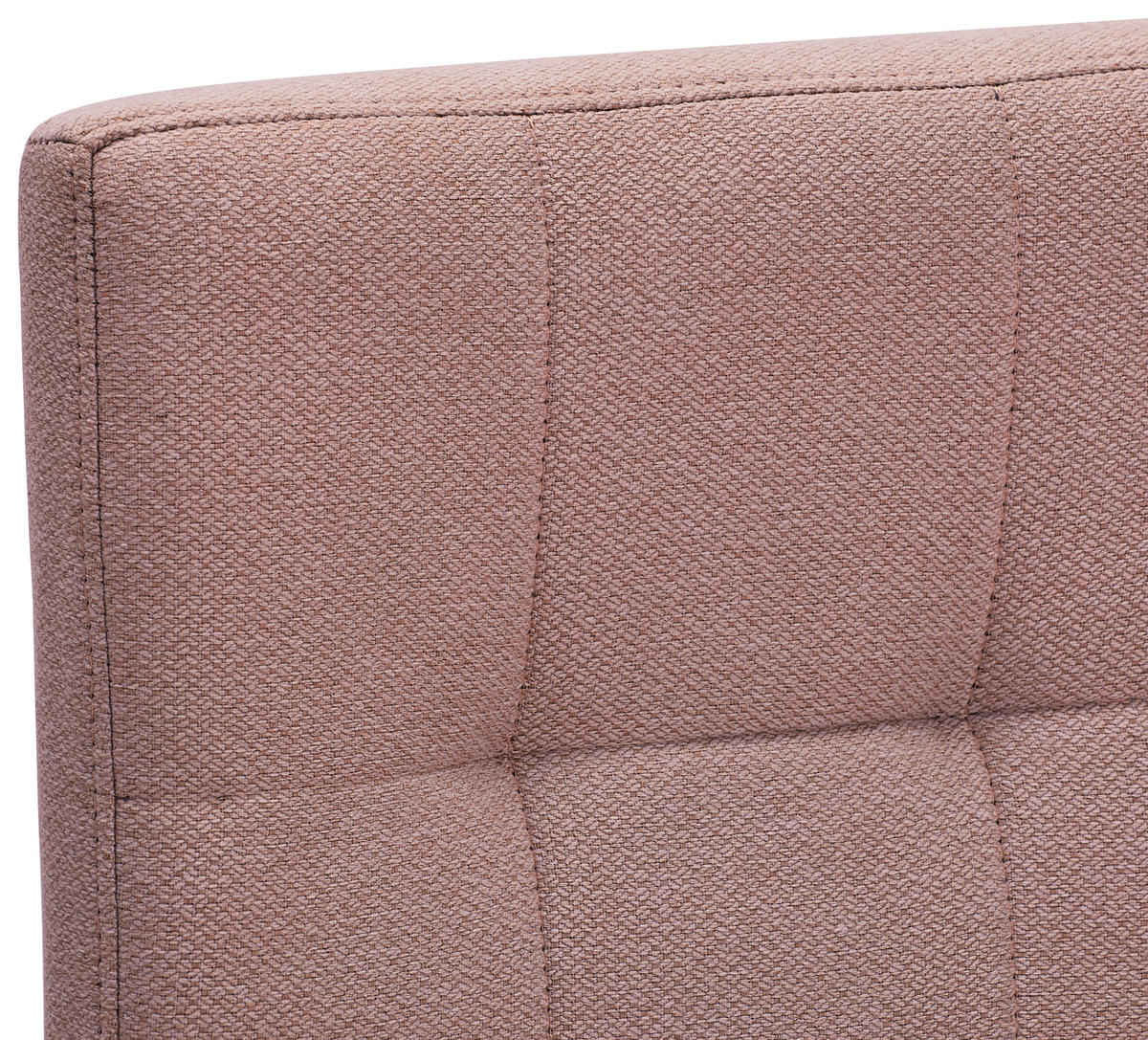 BARHOCKER Webstoff Rosa, Schwarz Eisen Stoffauswahl  - Schwarz/Rosa, Design, Textil/Metall (42/102/50cm) - home24