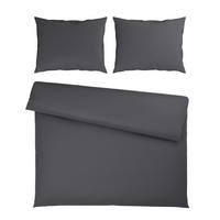 POSTELJINA TANJA 240/220 cm saten antracit  - antracit, Osnovno, tekstil (240/220cm) - Novel