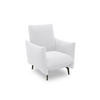 SESSEL in Mikrofaser Silberfarben  - Silberfarben/Schwarz, Design, Textil/Metall (85/102/95cm) - MID.YOU