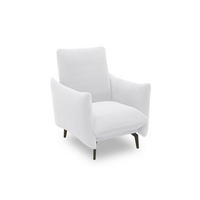 SESSEL in Mikrofaser Silberfarben  - Silberfarben/Schwarz, Design, Textil/Metall (85/102/95cm) - MID.YOU