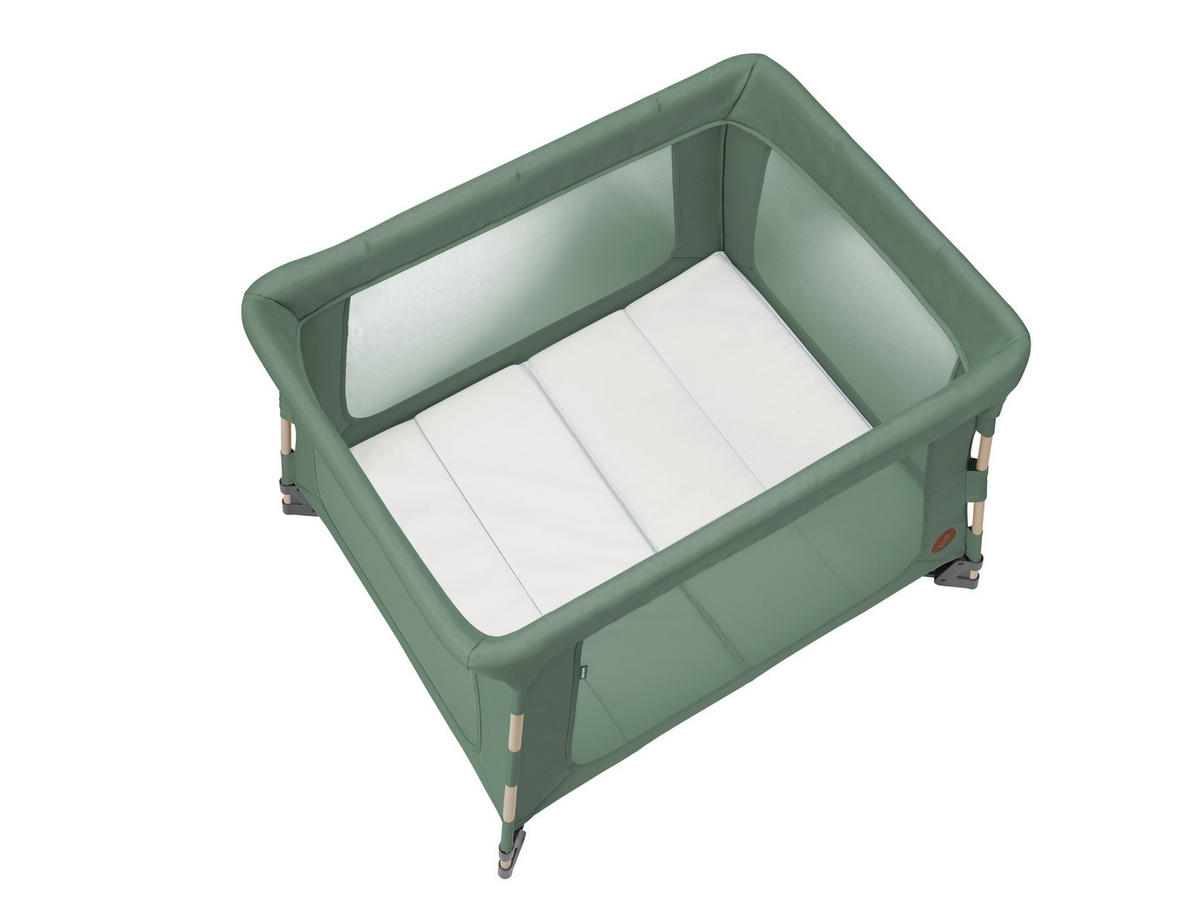REISEBETT Swift Dunkelgrün  - Dunkelgrün, Basics, Kunststoff/Metall (106/76/86cm) - Maxi-Cosi