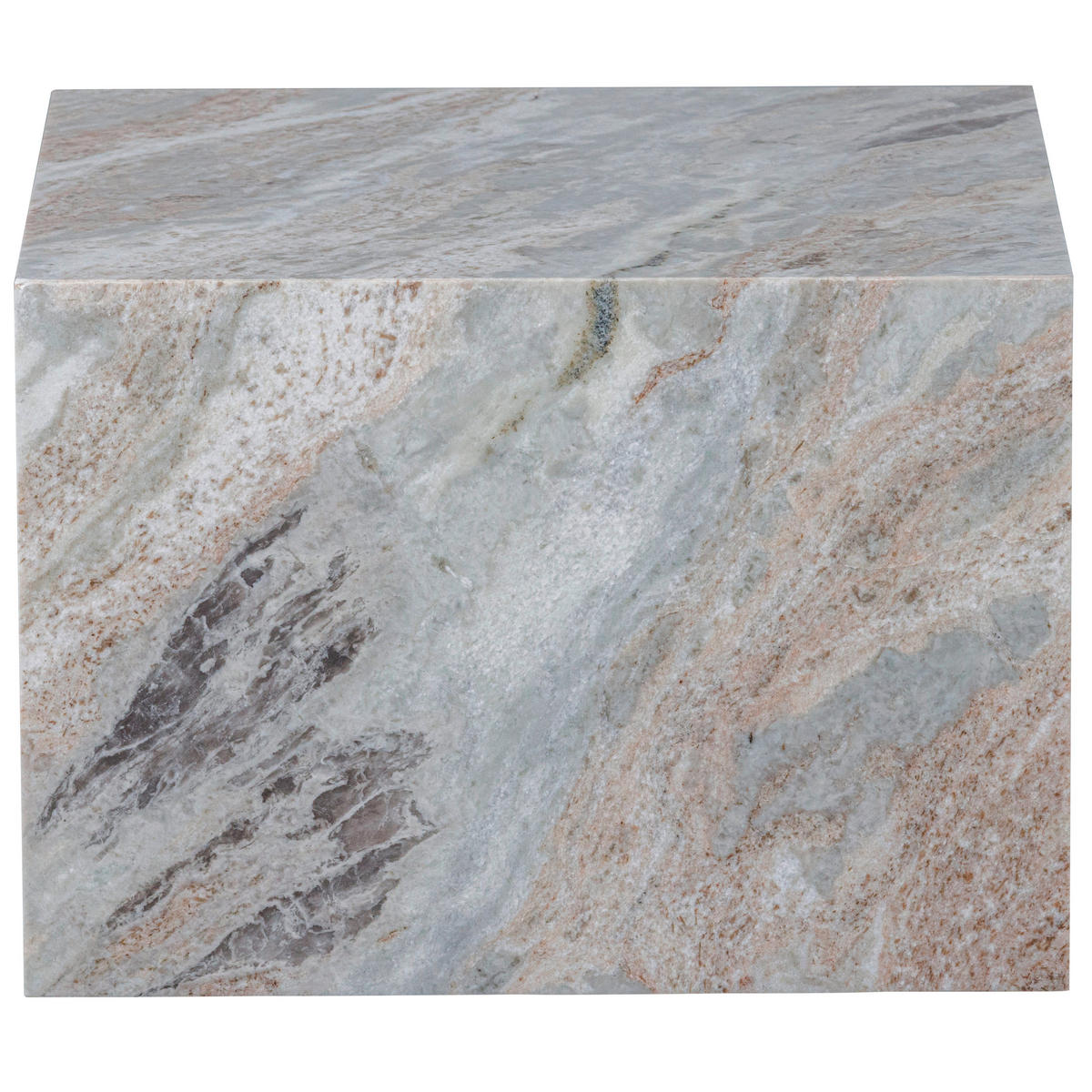 BEISTELLTISCH in Stein 50/50/35 cm  - Naturfarben, Design, Stein (50/50/35cm) - Livetastic