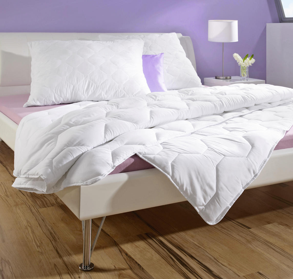 TÄCKE OCH KUDDE 220/50/210/60 cm  - vit, Basics, textil (220/50/210/60cm) - Boxxx