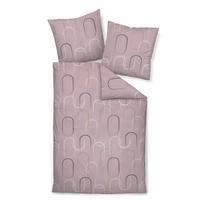 BETTWÄSCHE Seersucker 155/220 cm  - Taupe, Design, Textil (155/220cm) - Janine