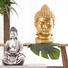 BUDDHAKOPF - Goldfarben, LIFESTYLE, Kunststoff (27/47/25cm) - Ambia Home