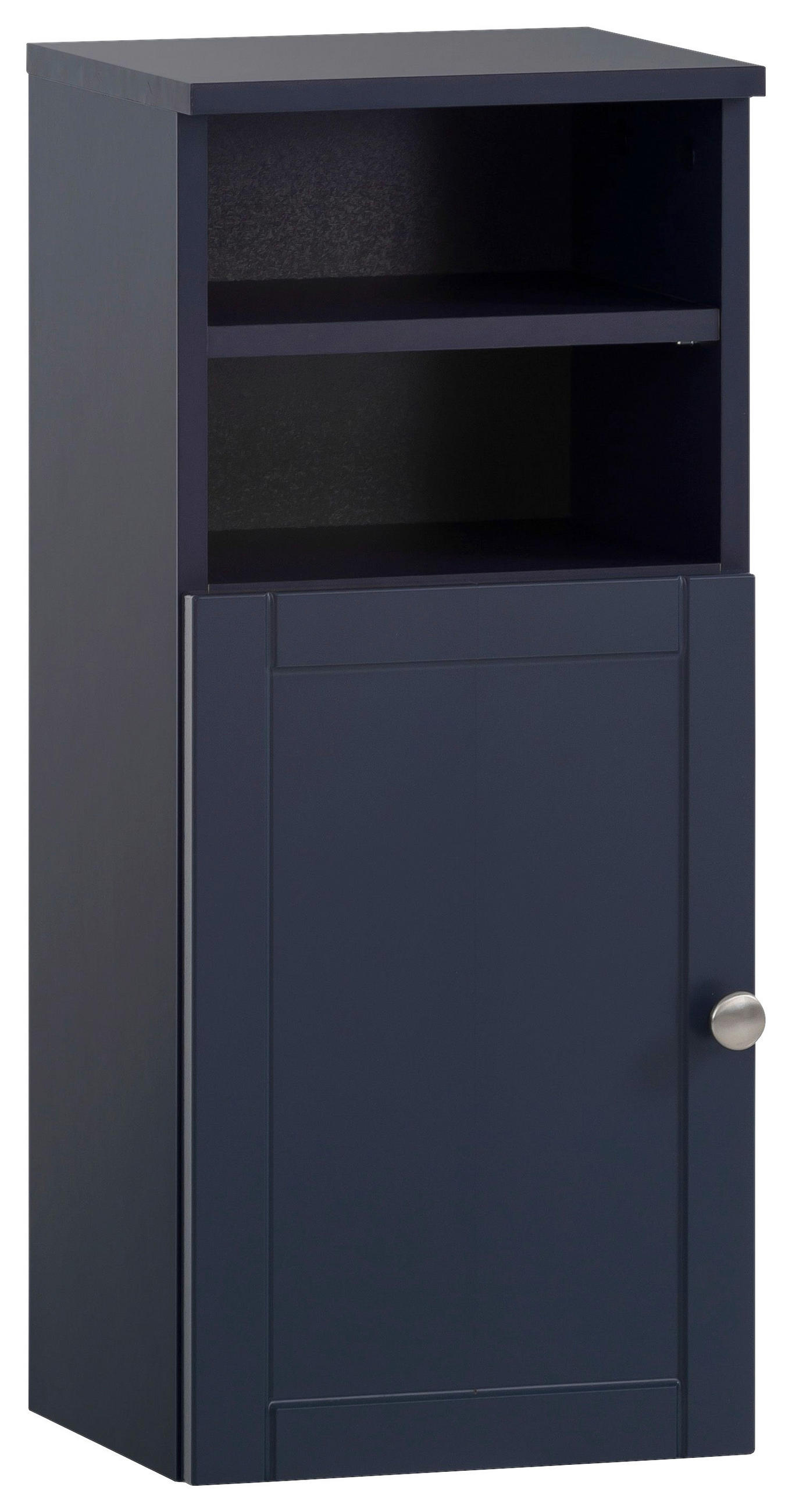 Stylife Unterschrank Jesper Silber, Dunkelblau 30.3x70x25.4 cm