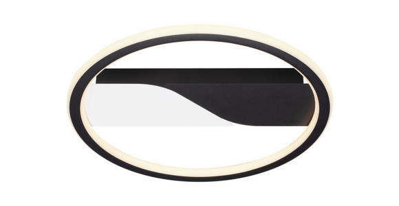 LED-DECKENLEUCHTE 35/5,5 cm   - Weiß, Basics, Kunststoff/Metall (35/5,5cm) - Novel