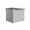 GERÄTEHAUS 275/222/235 cm  - Silberfarben, Design, Metall (275/222/235cm) - Biohort