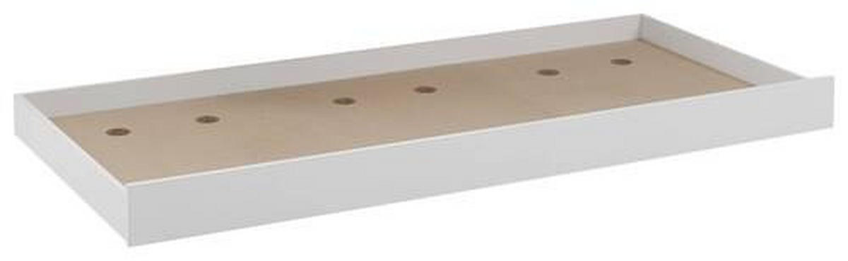 ÚLOŽNÝ PRIESTOR POD POSTEĽ, 199,4/14,30/90 cm,  - biela, Design, kompozitné drevo (199,4/14,30/90cm) - Xora