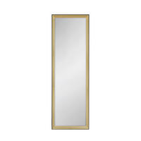 STENSKO OGLEDALO, 50/150/4,5 cm steklo  - zlate barve/črna, Konvencionalno, umetna masa/steklo (50/150/4,5cm) - MID.YOU