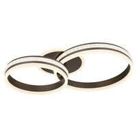 Plafonieră Cu Led - străveziu/opal, Design, plastic/metal (65/40/14cm) - Globo