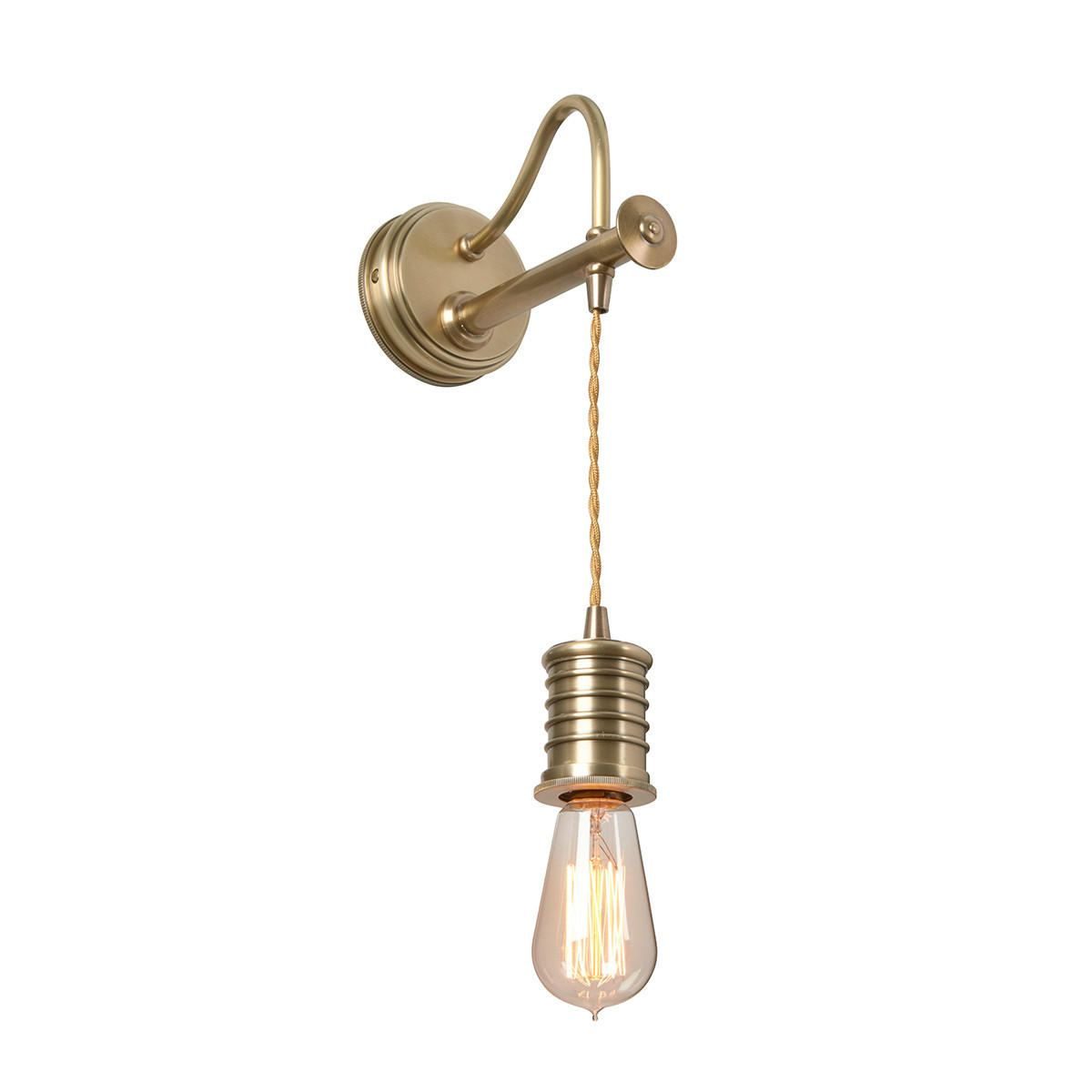 WANDLEUCHTE Douille 10/32.4 /19.7 cm   - Messingfarben, KONVENTIONELL, Metall (10/32.4 /19.7cm) - Elstead Lighting