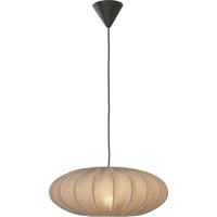 HÄNGLAMPA 45/35-150/45 cm  - greige/grå, Klassisk, metall/textil (45/35-150/45cm)