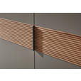 DREHTÜRENSCHRANK 149,6/229,4/59,5 cm 5-türig Taupe, Eichefarben  - Taupe/Eichefarben, Design, Holzwerkstoff/Metall (149,6/229,4/59,5cm) - Dieter Knoll