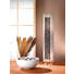 GOLVLAMPA - svart, Lifestyle, metall/ytterligare naturmaterial (150cm)