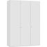 DREHTÜRENSCHRANK 3-türig Weiß - Silberfarben/Weiß, Design, Holzwerkstoff/Metall (152,2/220/59cm) - Jutzler DREHTÜRENSCHRANK 3-türig Weiß - Silberfarben/Weiß, Design, Holzwerkstoff/Metall (152,2/220/59cm) - Jutzler