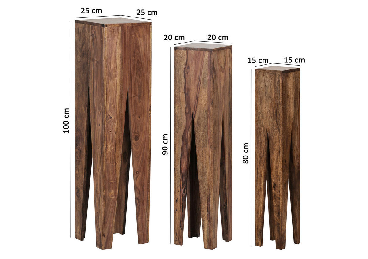 SET STOLIĆA ZA CVIJEĆE - boje bagrema, Design, drvo - MID.YOU