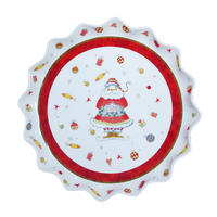 SERVÍROVACÍ PODNOS, keramika, 39 cm - vícebarevná, Basics, keramika (39cm) - X-Mas