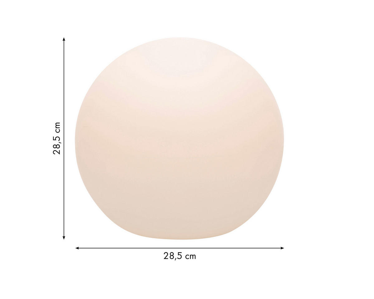 LED-DEKORATIONSLAMPA 30 cm  - vit, Basics, plast (30cm)