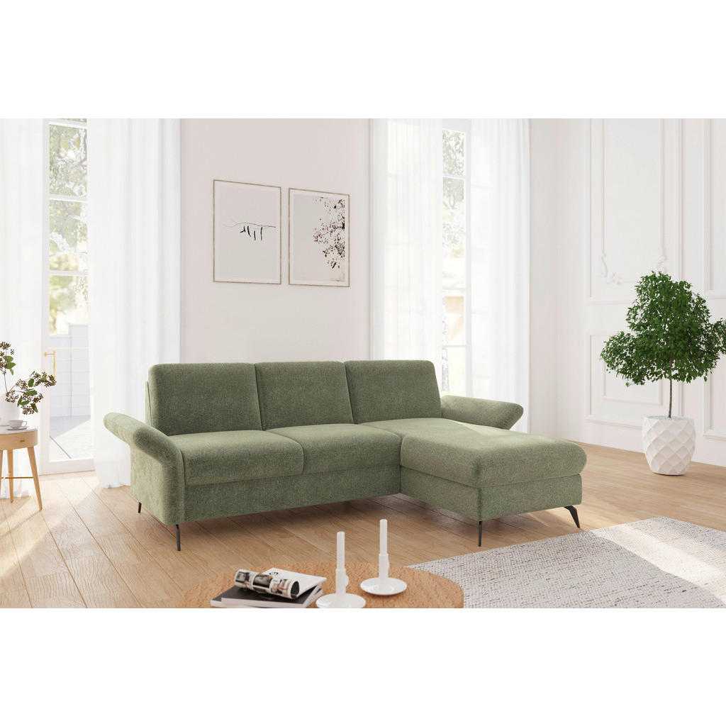 Sit & More ROHOVÁ SEDAČKA, textil, svetlozelená